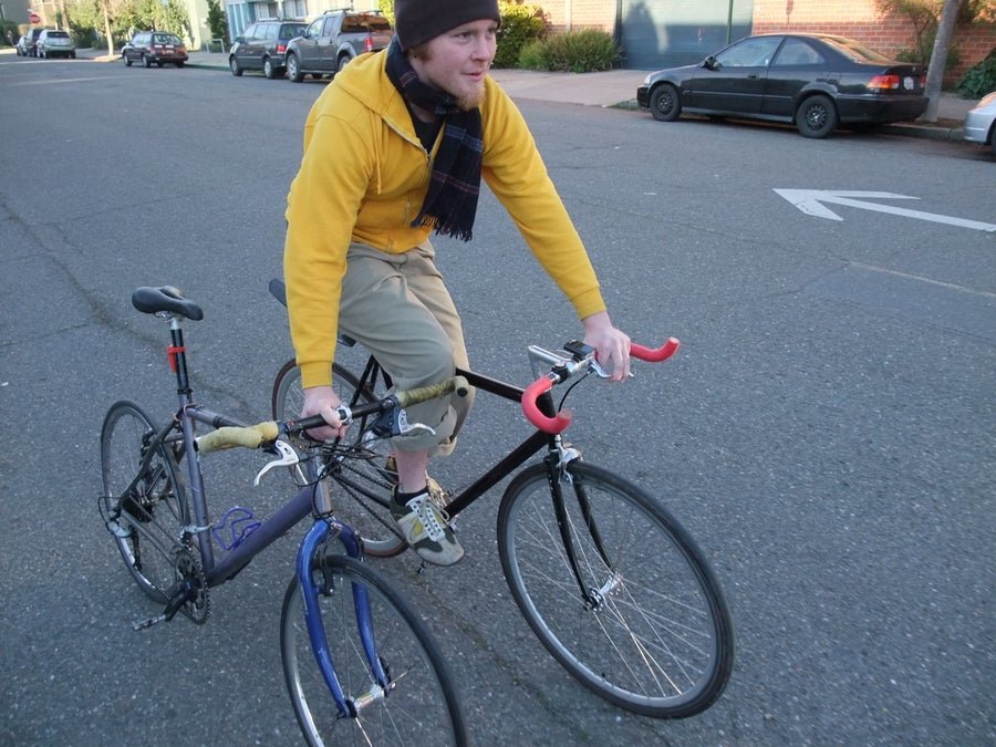 Wie transportiere ich ein unbrauchbares Fahrrad UND einen